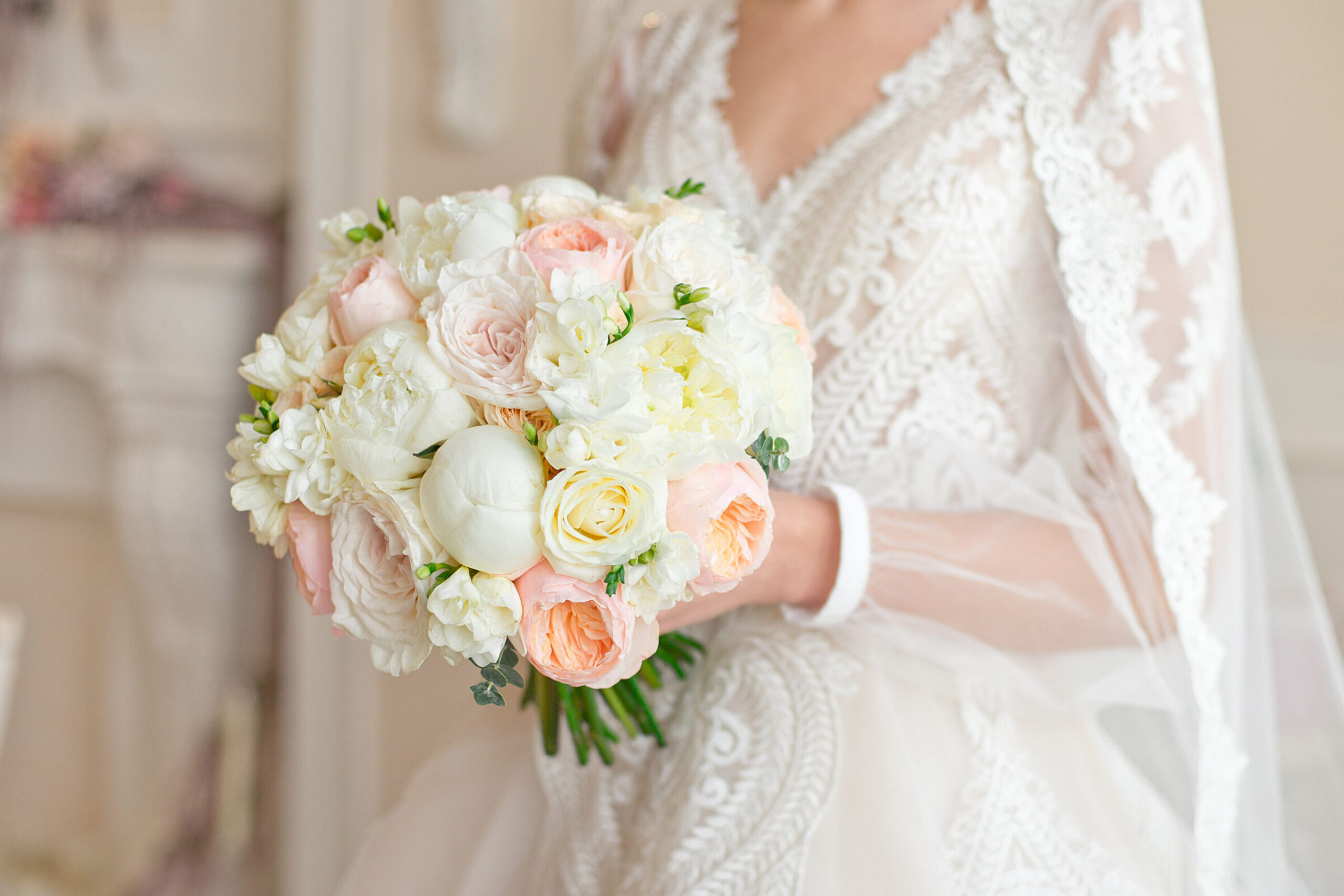 3 peonies for the romantic bride-to-be!