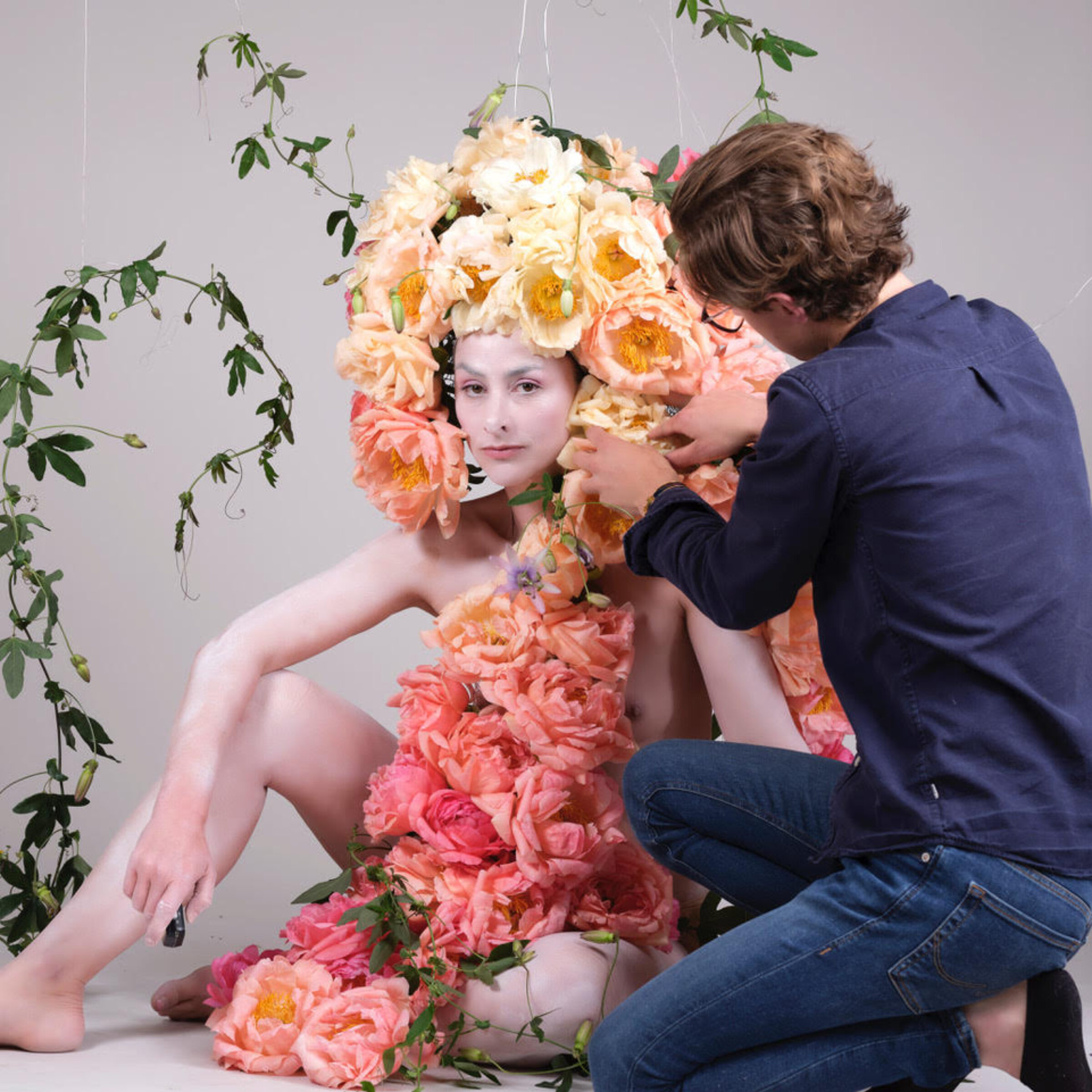 Artist Isabelle van Zeijl makes peonies shine at Art Miami